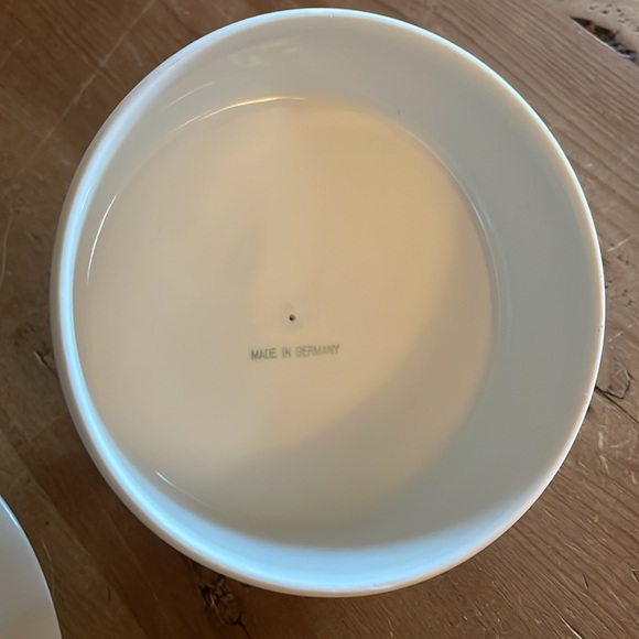 Beautiful White German Made Butter Dish - Picture 4 of 10